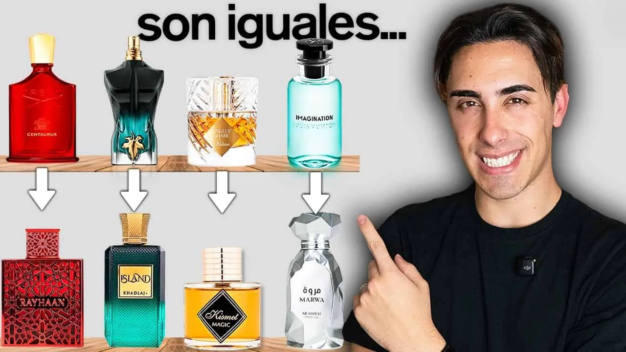 Colección de perfumes árabes idénticos a los originales de diseñador y nicho recomendados por Marcel Perfumes.