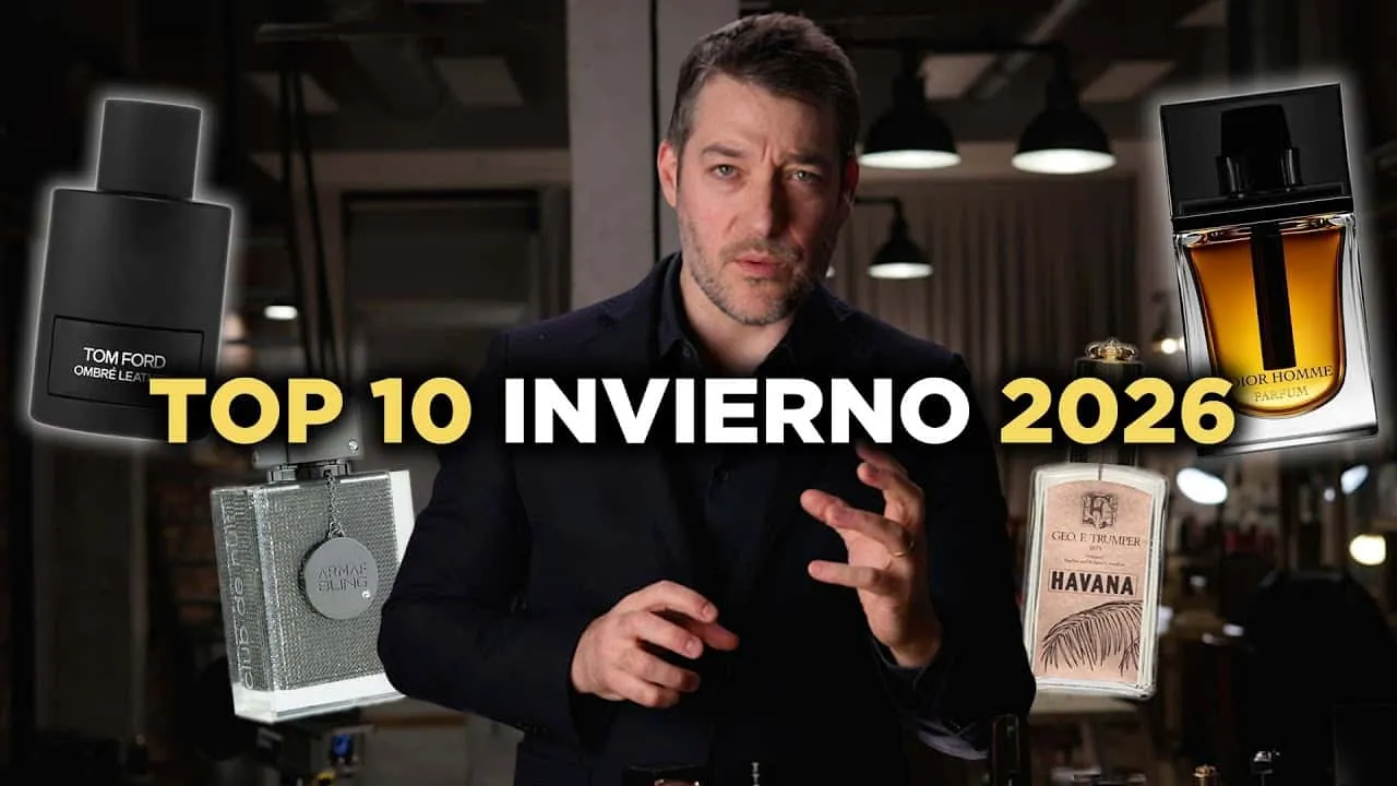 Selección de frascos de perfumes masculinos calidos y amaderados para invierno recomendados por Andres Perfume-Man.